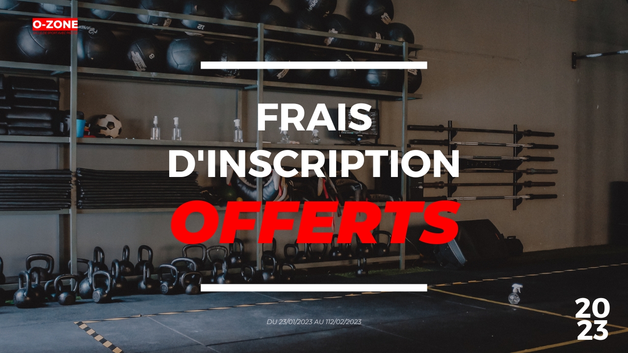 YT FRAIS INSCR OFFERTS offre rentrée de janvier o-zone bordeaux frais d'inscription offerts
